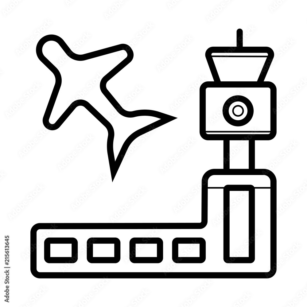 Airport icon vector Airport icon vector