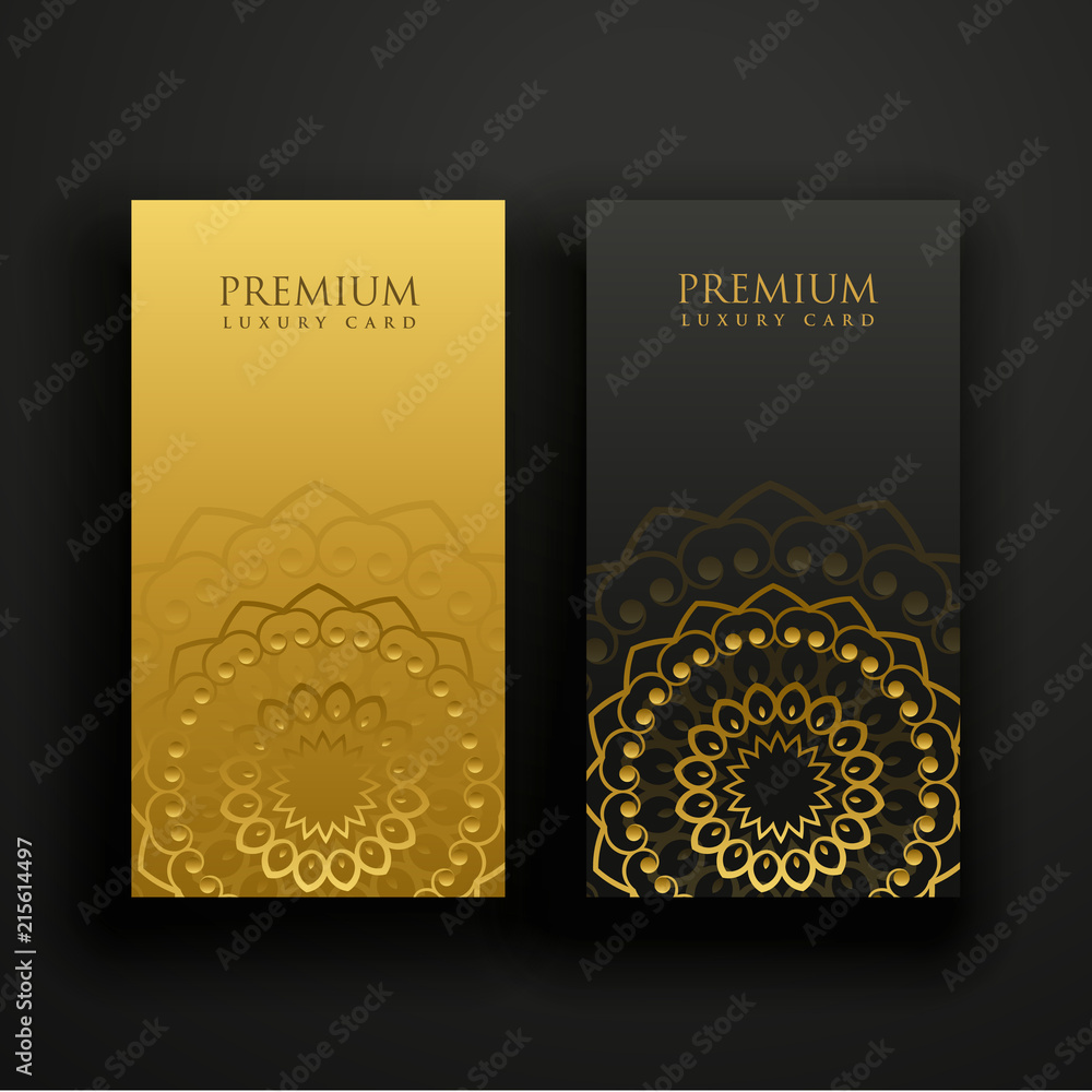 luxury mandala business card design luxury mandala business card design