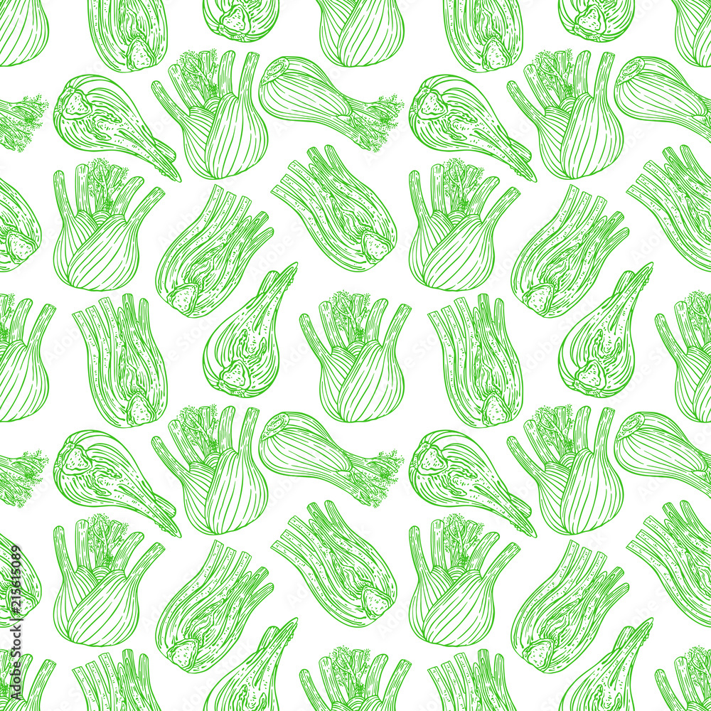 seamless ripe sketch fennel seamless ripe sketch fennel