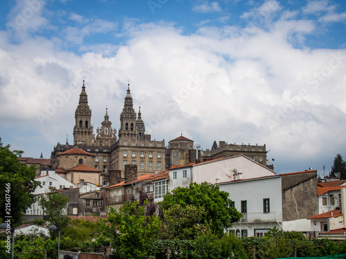 View of Santiago de Compostela Cathedral
