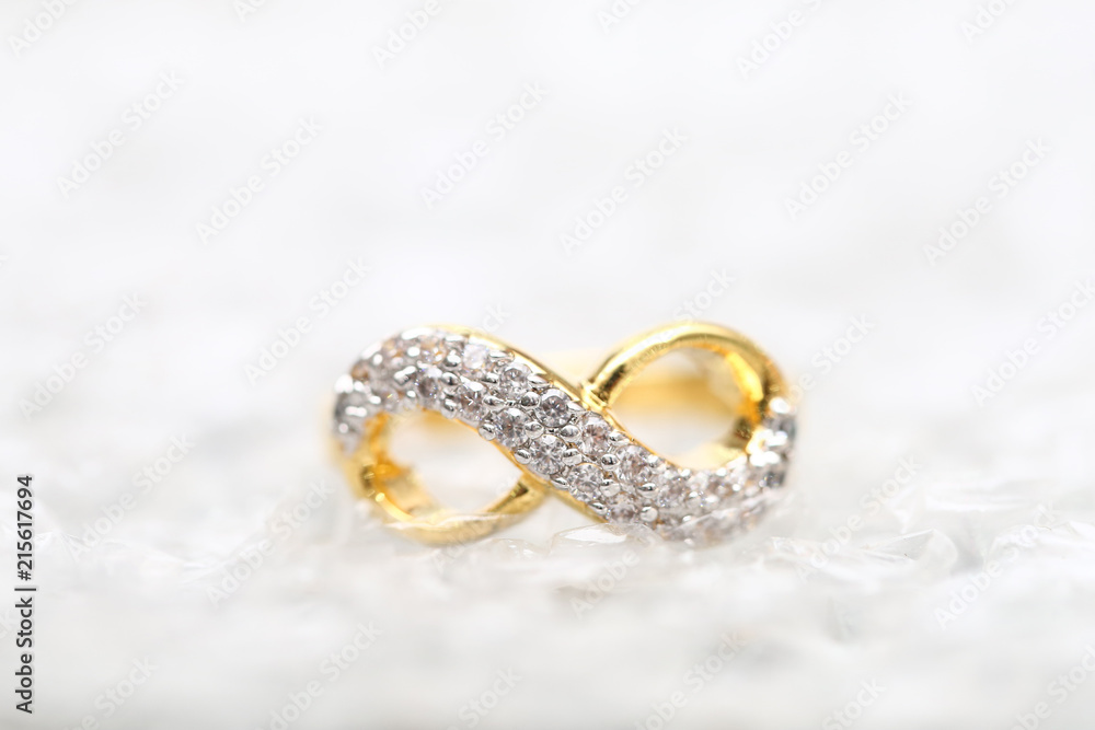 Diamond ring infinity symbol Diamond ring infinity symbol