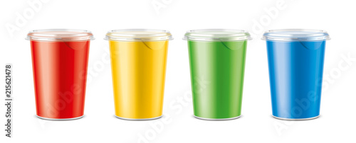 Cups for dairy and other foods