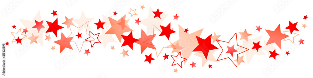 Red Stars Border Red Stars Border