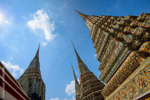 Wat Pho or Wat Phra Chetuphon Vimolmangklararm Rajwaramahaviharn is one of Bangkok's oldest temples, it is on Rattanakosin Island, directly south of the Grand Palace.