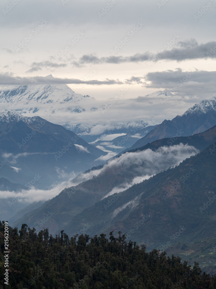Annapurna mountains in Nepal