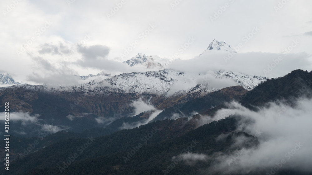 Annapurna mountains in Nepal