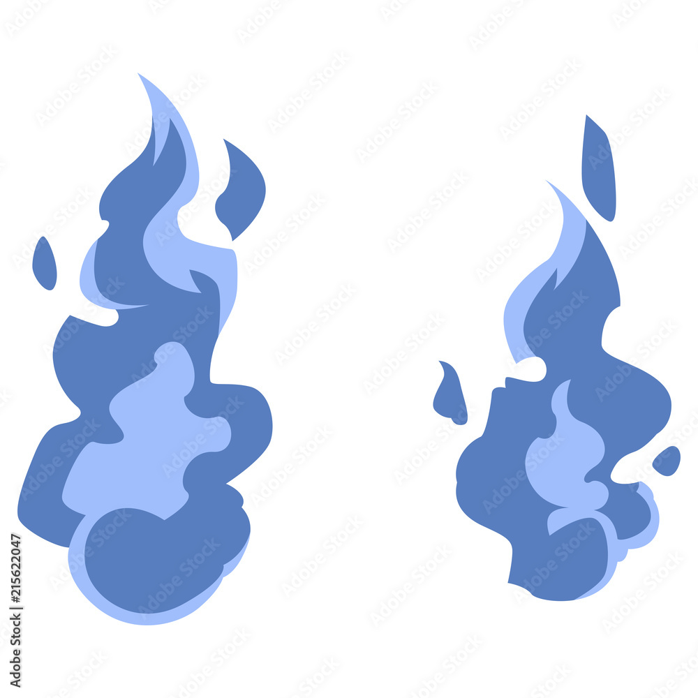 火の玉 人魂 青 Stock Vector Adobe Stock