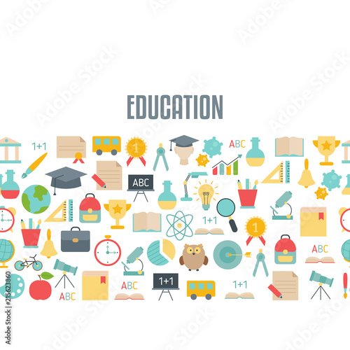 Education design concept.