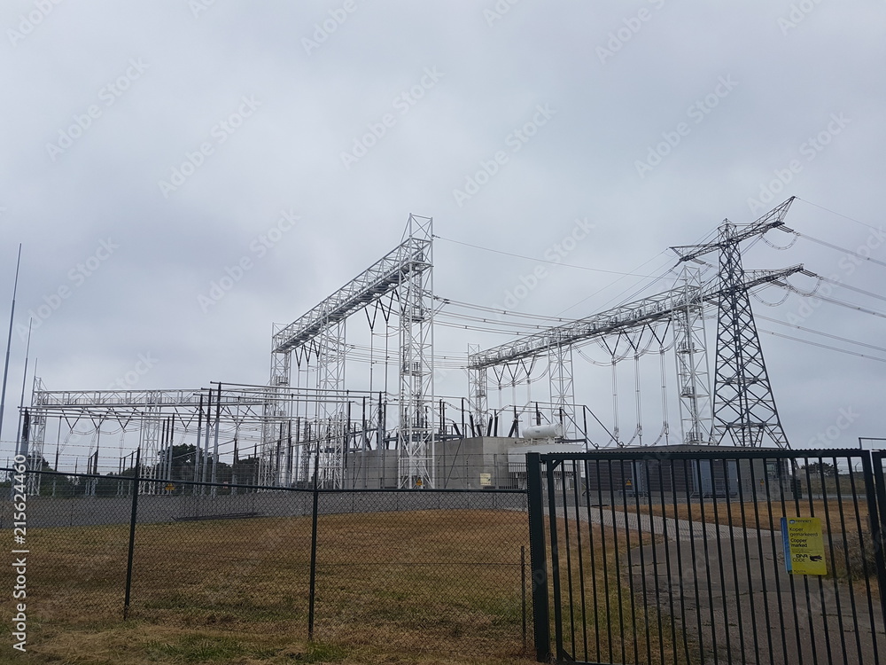 Power and distribution station in Hoek van Holland to connect the Maasvlakte under the water Power and distribution station in Hoek van Holland to connect the Maasvlakte under the water
