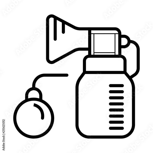 Breast pump icon