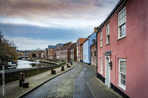 Norwich along the banks of the river Wensum in Norfolk   © Lance Bellers