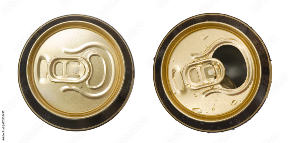 Two beer cans