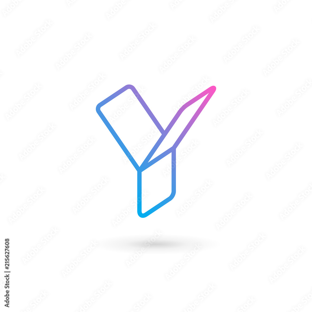 Letter Y logo icon design template elements