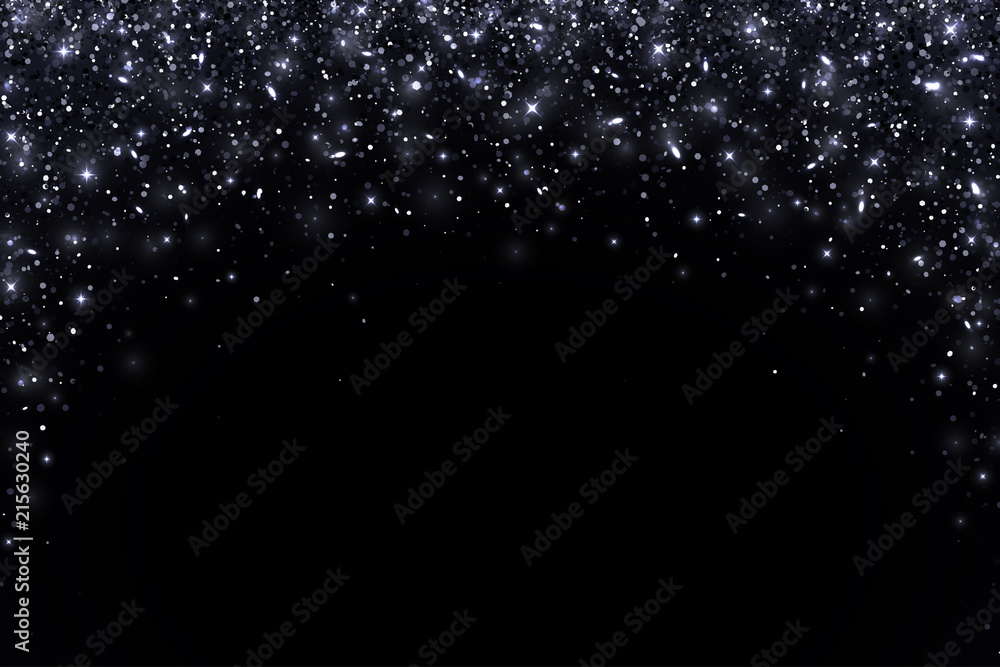 Black falling particles, arch form. Vector Black falling particles, arch form. Vector