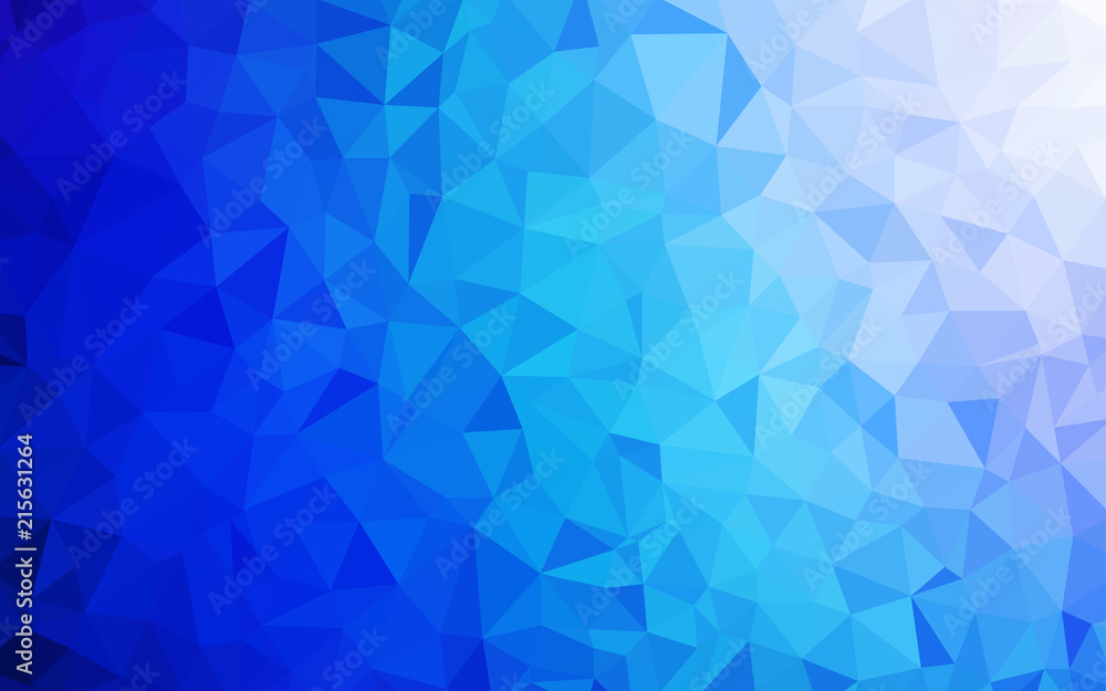 Light BLUE vector abstract polygonal background. Light BLUE vector abstract polygonal background.