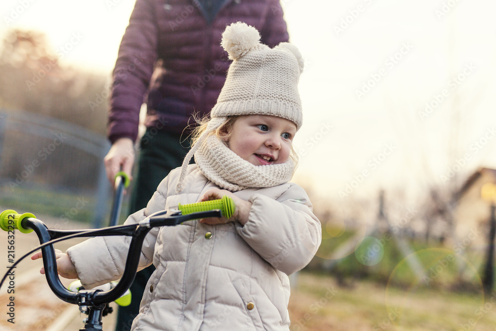 Obraz premium Riding bike