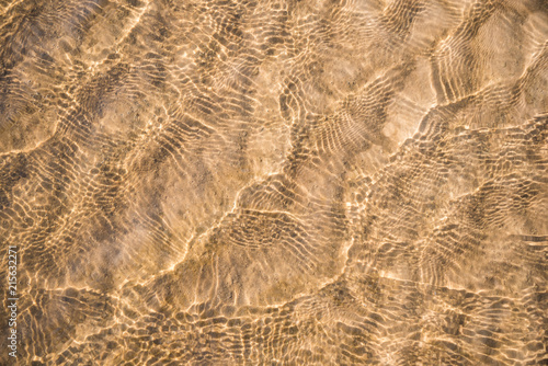 Obraz na płótnie Sand background texture under water w salonie