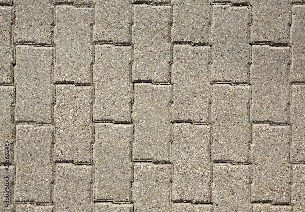 surface paved with road tiles. top view. surface paved with road tiles. top view.