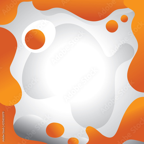 orange egg yolk abstract background with fresh egg
