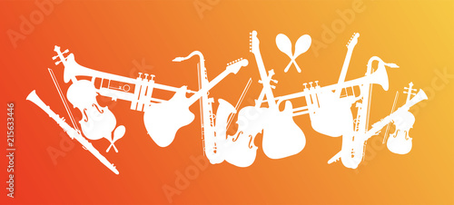 musica, strumenti, orchestra, concerto