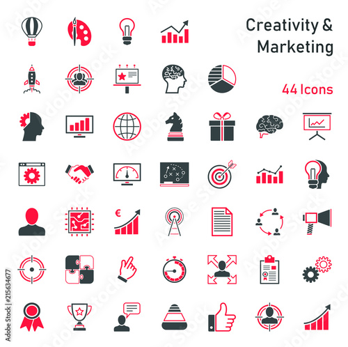 Creativity & Marketing - Iconset