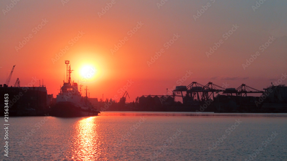 Obraz premium Seaport of Odessa