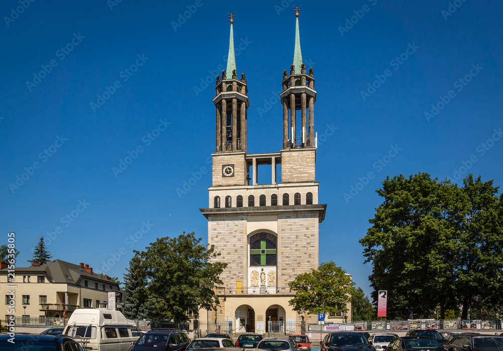 Church St. Stanislaw Kostka in Zoliborz district, Warsaw, Poland
