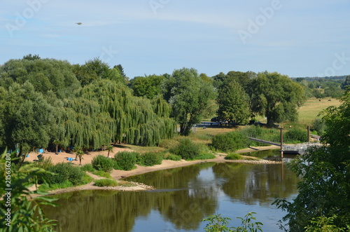 Weser - Schiffsanleger  Porta Westfalica