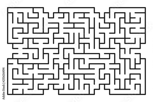 Abstract maze / labyrinth with entry and exit. Vector labyrinth 238.