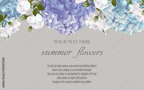 Fototapeta Template for greeting cards, wedding decorations, invitation,sales