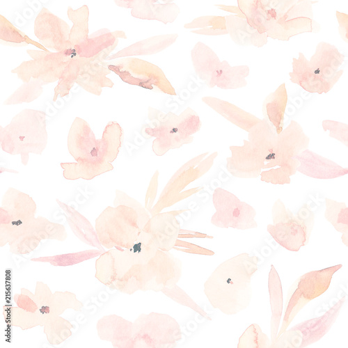 Flower seamless pattern.