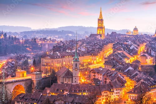 Old Town of Bern, capital of Switzerland photo
