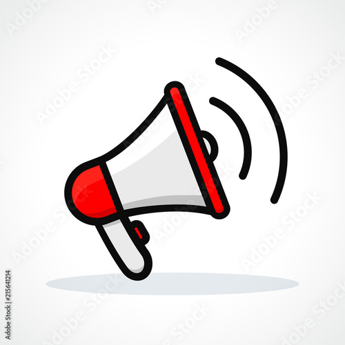 Vector loudspeaker icon design