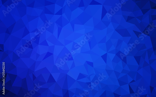 Dark BLUE vector abstract mosaic pattern.