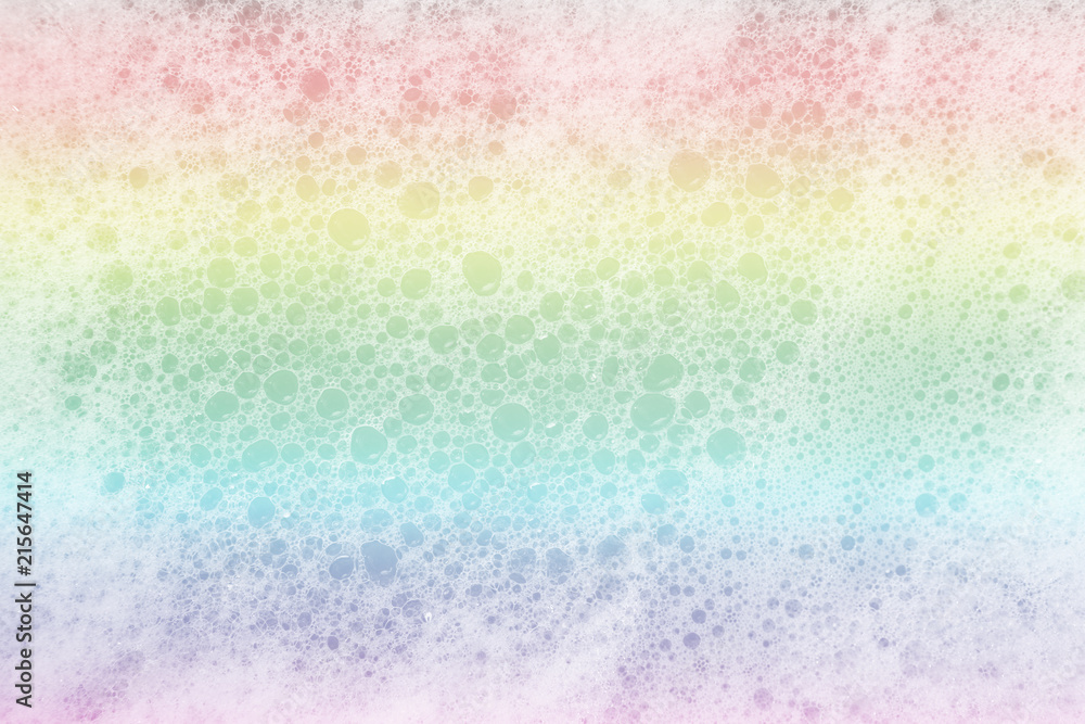 bubble with lgbt color rainbow background texture