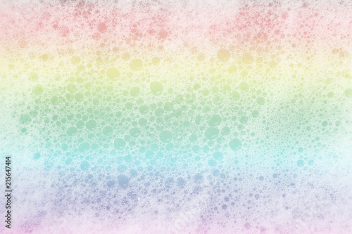 bubble with lgbt color rainbow background texture