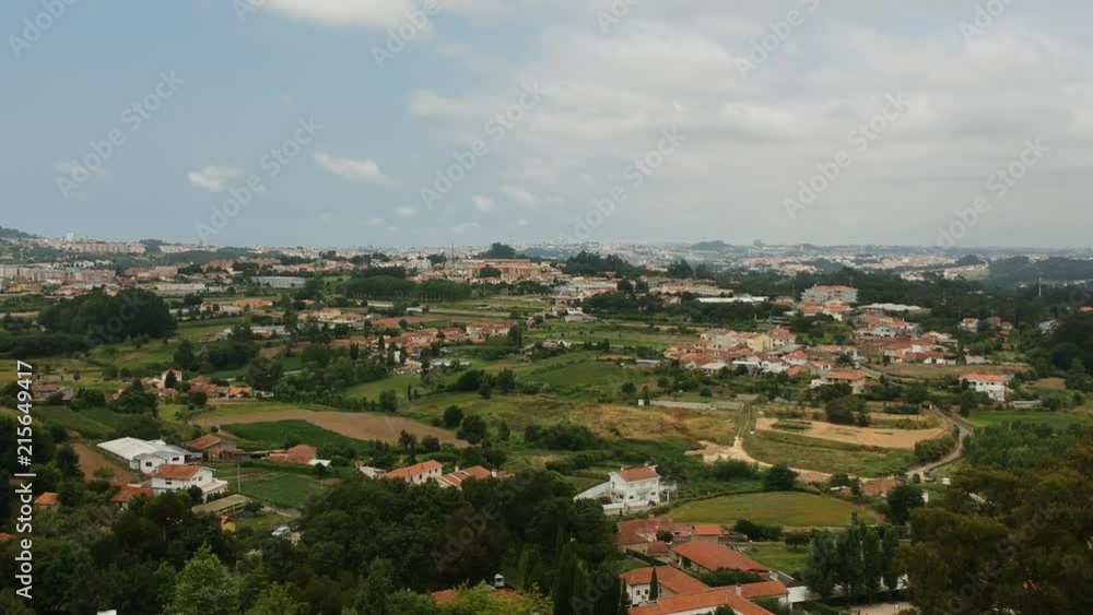 Flying above the town revealing the entrance Flying above the town revealing the entrance