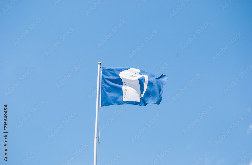 Fototapeta premium Flag with mug of beer
