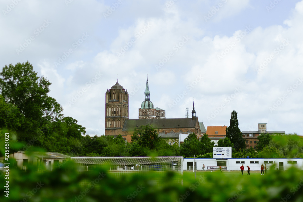 Obraz premium Old Cathedral in German city