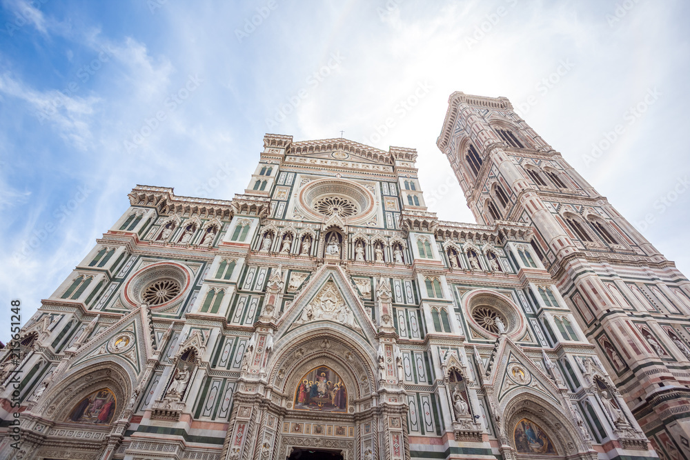 View on the Duomo of Florence View on the Duomo of Florence