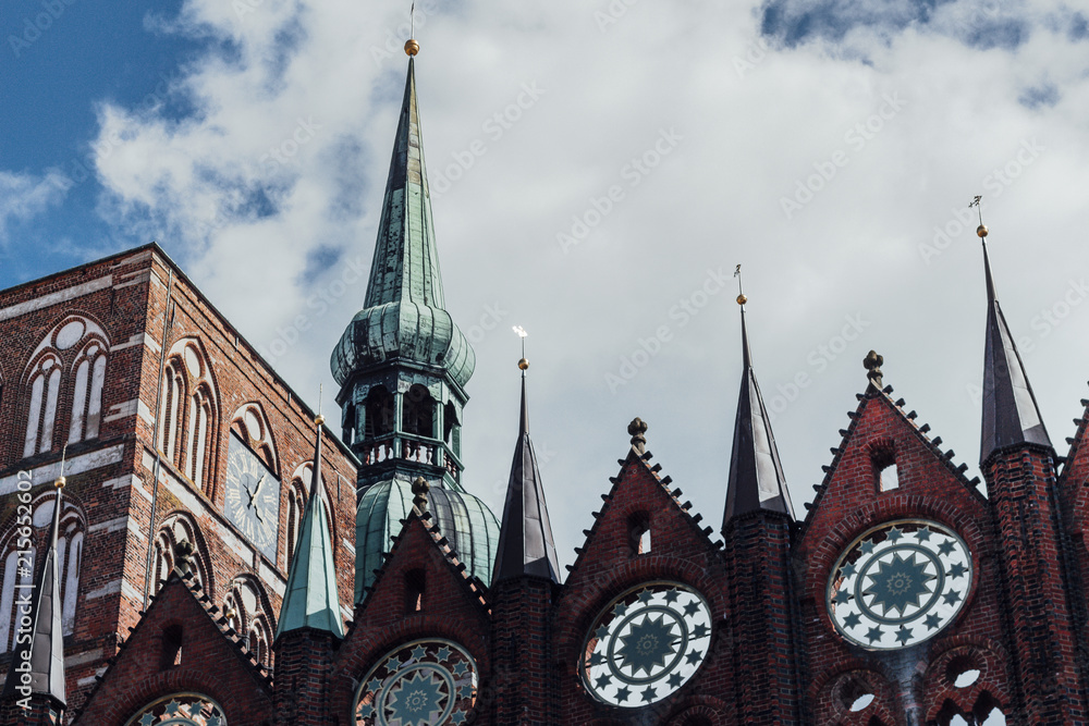 Obraz premium Hanseatic building details