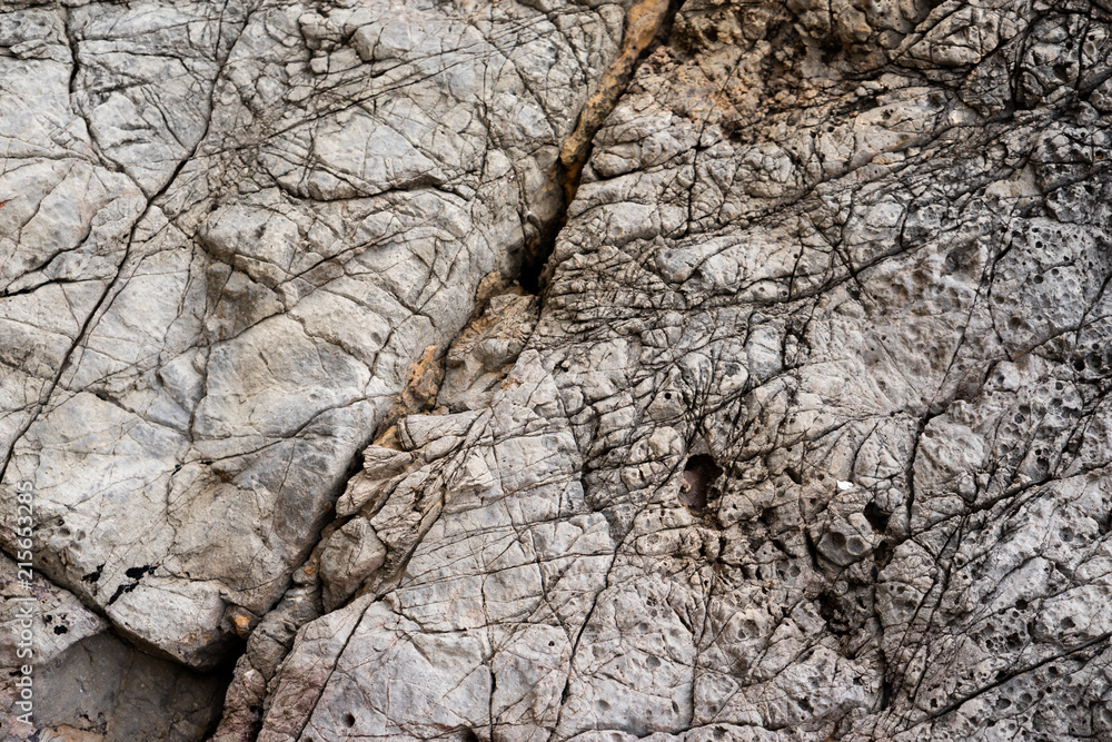 Structure of rockface Structure of rockface