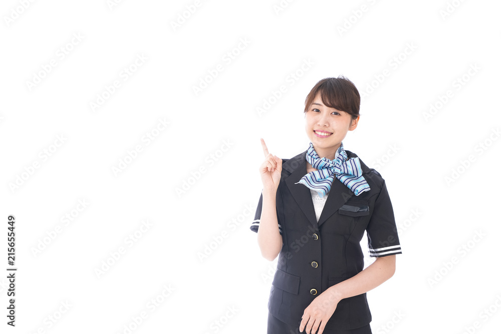 Young woman pointing Young woman pointing
