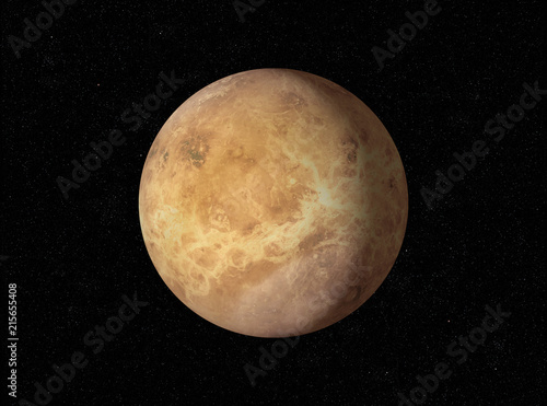 Wallpaper Mural 3D rendering of planet Venus