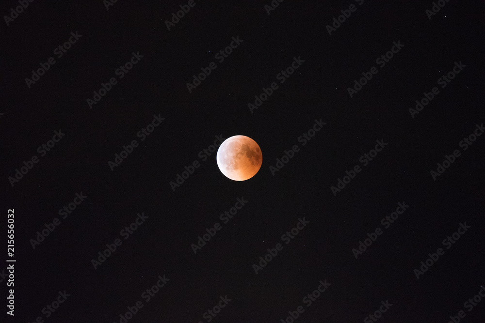Totale Mondfinsternis / Blutmond über München - Juli 2018 Totale Mondfinsternis / Blutmond über München - Juli 2018