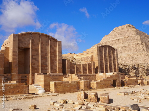 Foto Pyramide de Saqqarah - Complexe funéraire de Djéser