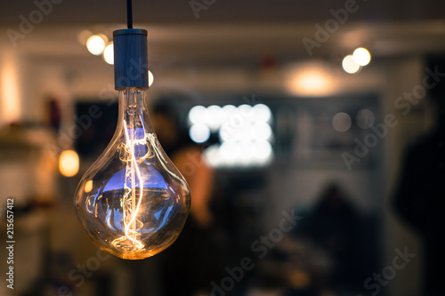 Vintage light bulb