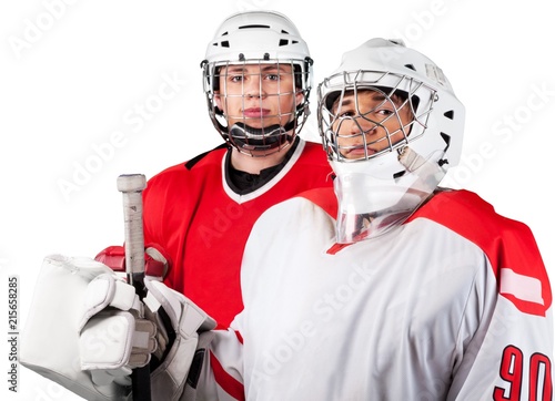 Two Ice Hockey Players