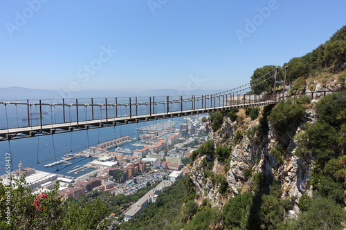 Gibraltar suspension bridge