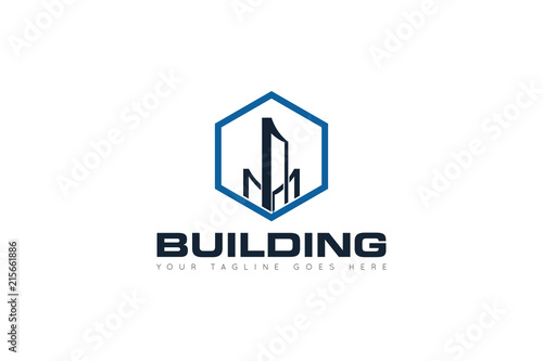 building logo and icon Vector design Template. Vector Illustrator Eps.10